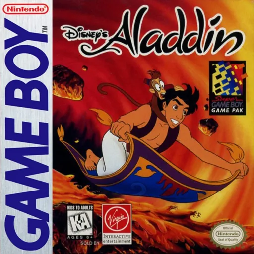 Backdrop artwork for Aladdin (Europe) (SGB Enhanced)