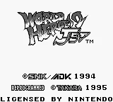 World Heroes 2 Jet (USA, Europe) (SGB Enhanced) title screen