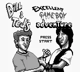Bill & Ted's Excellent Game Boy Adventure - A Bogus Journey! title screen