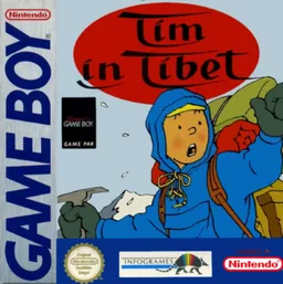 Tintin in Tibet (Europe) (En,Fr,De,Nl) (SGB Enhanced) cover art for Nintendo Game Boy
