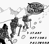 Tintin in Tibet (Europe) (En,Fr,De,Nl) (SGB Enhanced) title screen