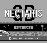 Nectaris GB (Japan) (SGB Enhanced) title screen