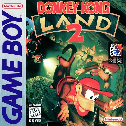 Donkey Kong Land 2 (USA, Europe) (SGB Enhanced) cover