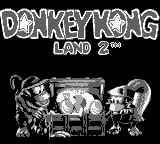 Donkey Kong Land 2 (USA, Europe) (SGB Enhanced) title screen