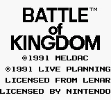 Battle of Kingdom title screen