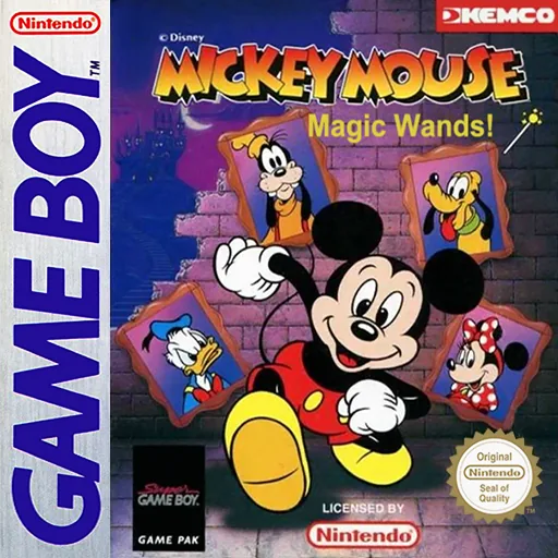 Backdrop artwork for Mickey Mouse - Magic Wands! (USA, Europe) (SGB Enhanced)