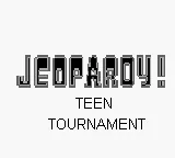 Jeopardy! - Teen Tournament (USA) (SGB Enhanced) title screen