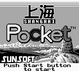 Shanghai Pocket (Japan) (SGB Enhanced) title screen