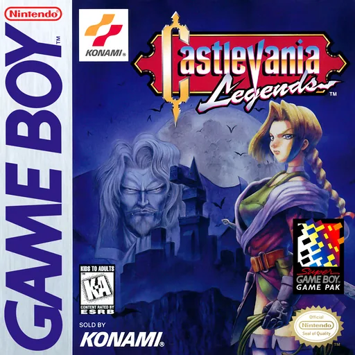 Backdrop artwork for Castlevania Legends (USA, Europe) (SGB Enhanced)