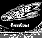 International Superstar Soccer (USA, Europe) (SGB Enhanced) title screen