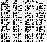 Backdrop artwork for King James Bible