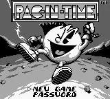 Pac-In-Time (Europe) (SGB Enhanced) title screen