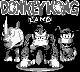 Donkey Kong Land 2 (USA, Europe) (SGB Enhanced) title screen
