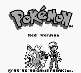 Pokemon - Red Version (USA, Europe) (SGB Enhanced) title screen