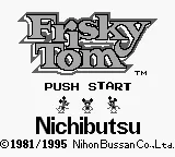 Frisky Tom (Japan) (SGB Enhanced) title screen