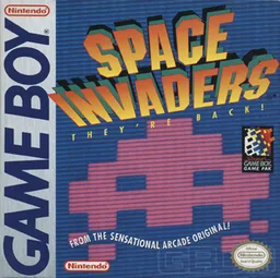 Space Invaders (Europe) (SGB Enhanced) cover art for Nintendo Game Boy