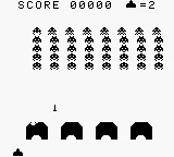 Space Invaders (Europe) (SGB Enhanced) screenshot
