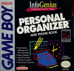 Backdrop artwork for InfoGenius Systems - Personal Organizer with Phone Book