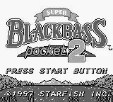 Super Black Bass Pocket 2 (Japan) (SGB Enhanced) title screen