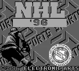 NHL 96 (USA, Europe) (SGB Enhanced) title screen