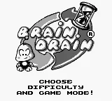 Brain Drain (Europe) (SGB Enhanced) title screen