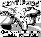Arcade Classic No. 2 - Centipede & Millipede (USA, Europe) (SGB Enhanced) title screen