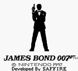 James Bond 007 (USA, Europe) (SGB Enhanced) title screen