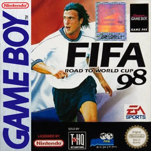 FIFA - Road to World Cup 98 (Europe) (Rev 1) (SGB Enhanced) cover art for Nintendo Game Boy