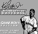 Ken Griffey Jr. Presents Major League Baseball (USA, Europe) (SGB Enhanced) title screen