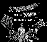 Spider-Man - X-Men - Arcade's Revenge title screen
