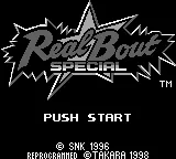 Nettou Real Bout Garou Densetsu Special (Japan) (SGB Enhanced) title screen