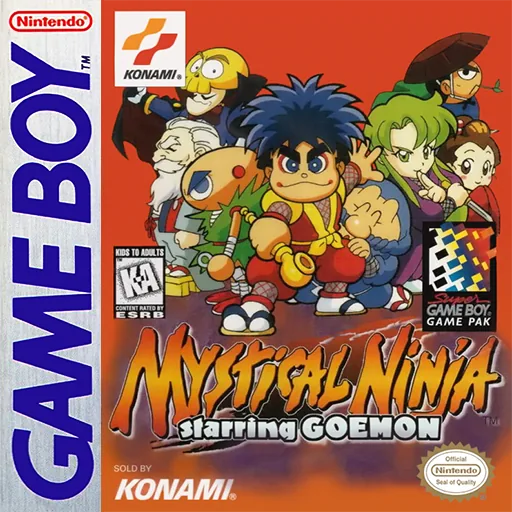 Backdrop artwork for Mystical Ninja Starring Goemon (Europe) (SGB Enhanced)