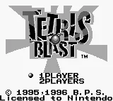 Tetris Blast (USA, Europe) (SGB Enhanced) title screen