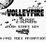 Volley Fire title screen