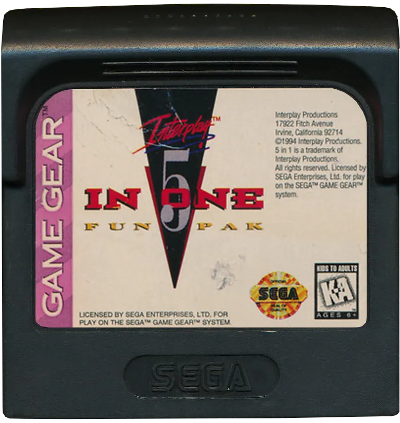 5 In One Fun Pak cart