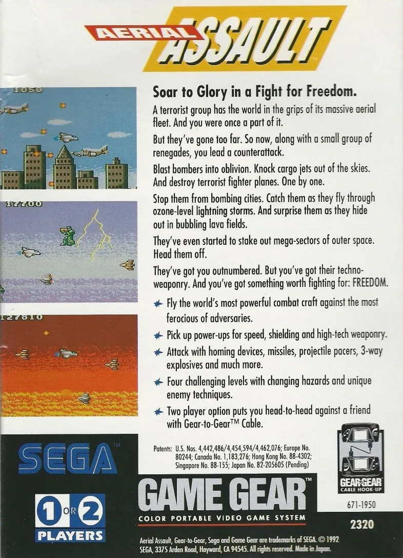 Aerial Assault box back