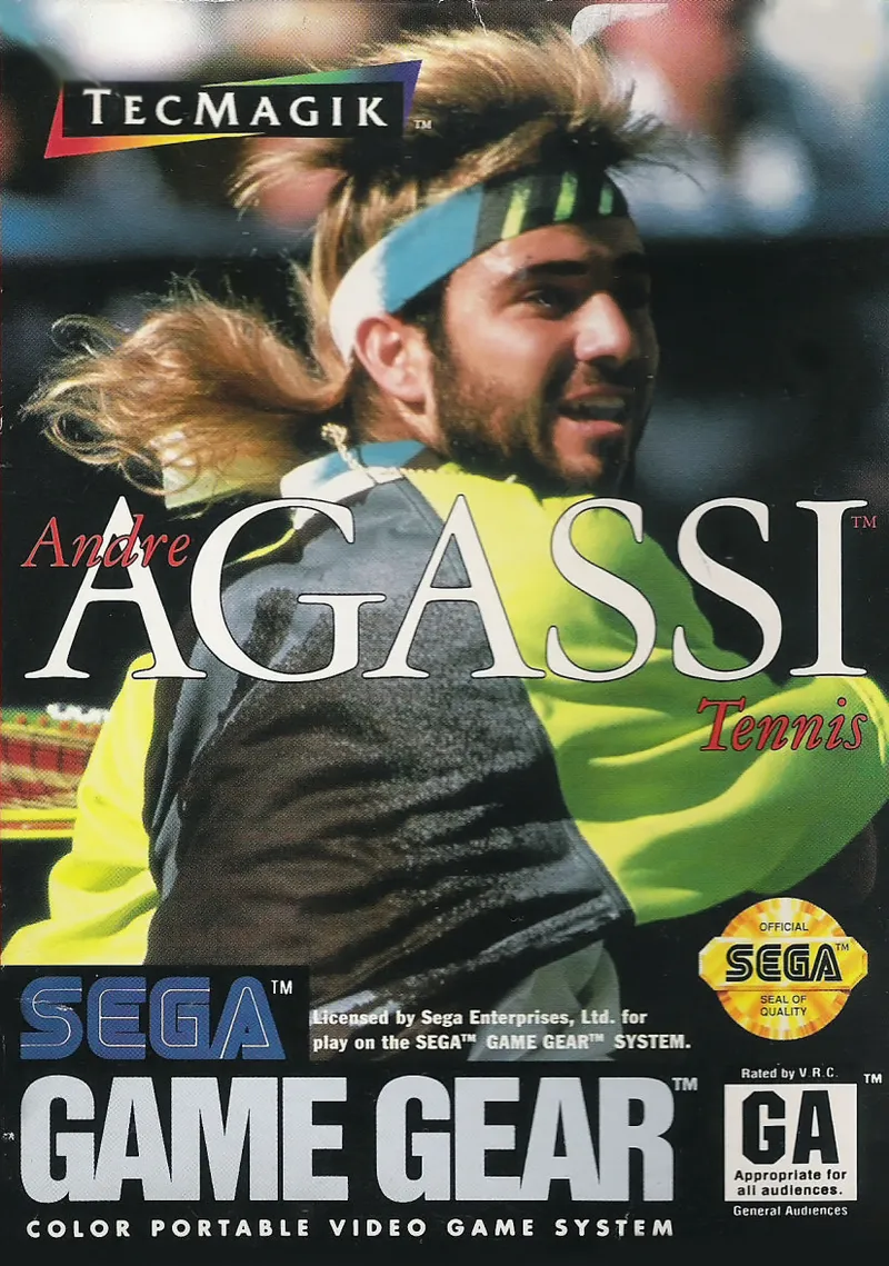 Andre Agassi Tennis box art