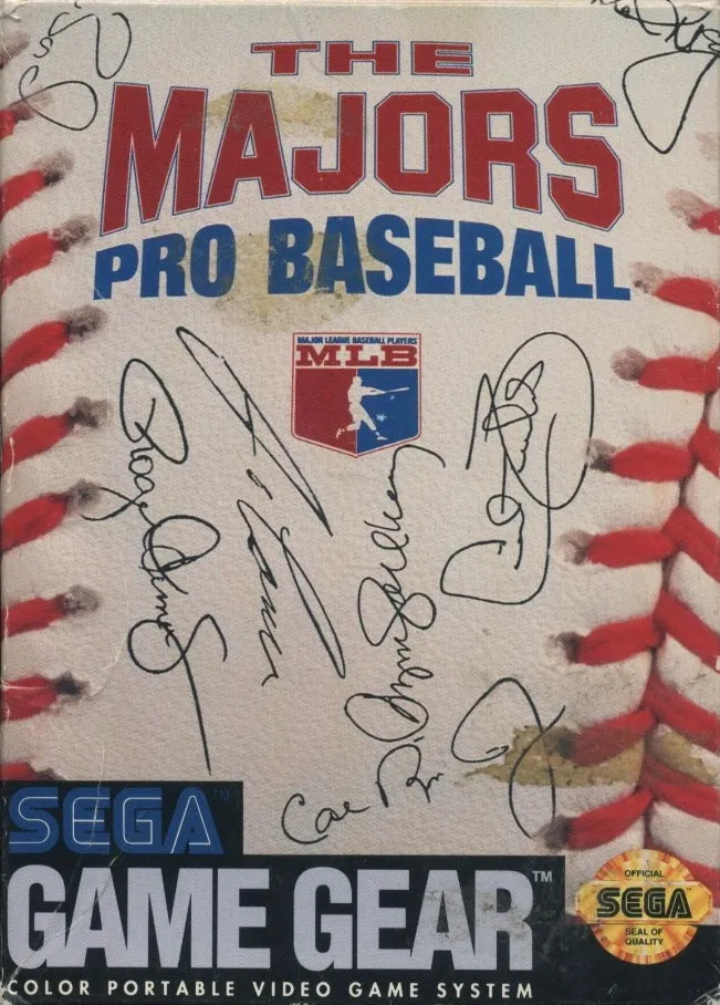 The Majors Pro Baseball box art