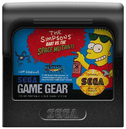 The Simpsons: Bart vs. the Space Mutants cart