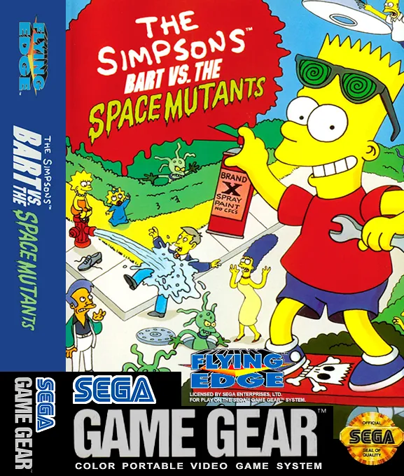 The Simpsons: Bart vs. the Space Mutants box art