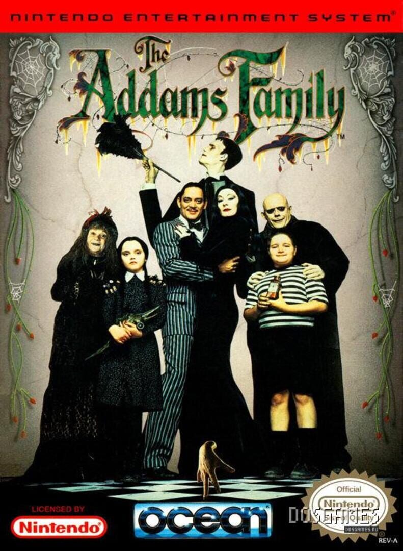 The Addams Family backdrop
