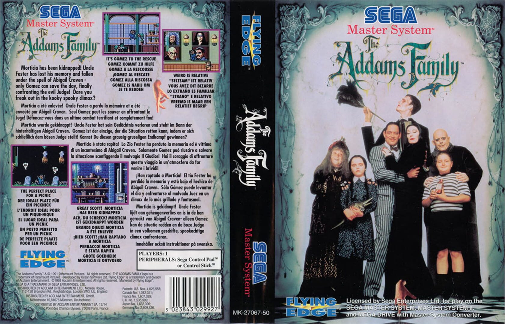 The Addams Family backdrop