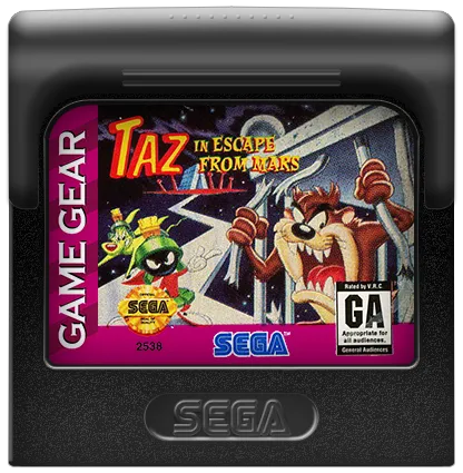 Taz in Escape from Mars cart