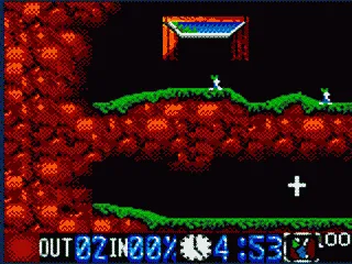 Backdrop artwork for Lemmings