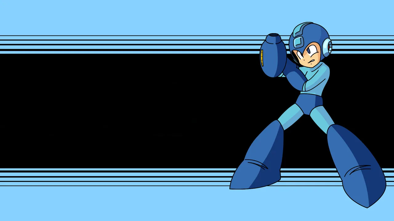 Backdrop artwork for Mega Man