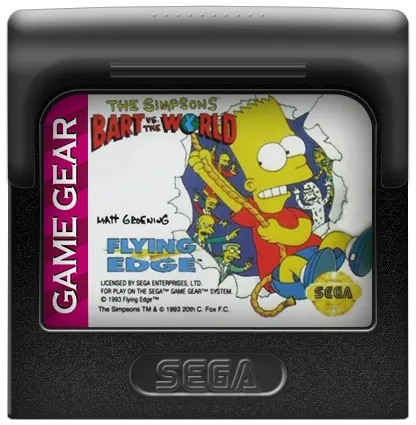The Simpsons: Bart vs. the World cart