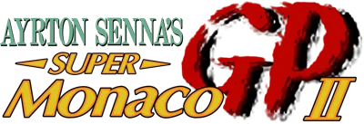 Ayrton Senna's Super Monaco GP II logo