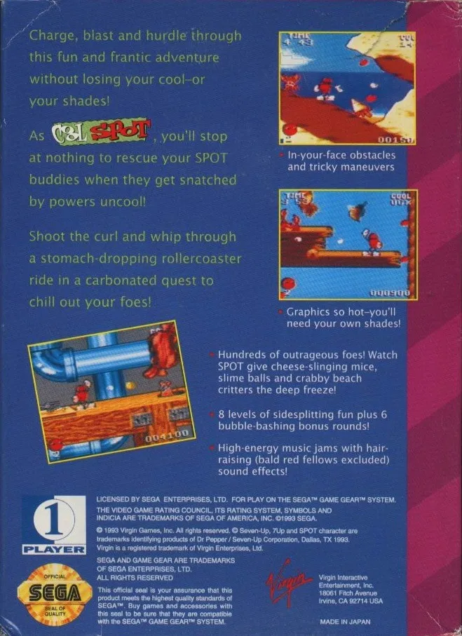 Cool Spot box back