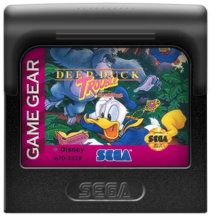 Deep Duck Trouble Starring Donald Duck cart