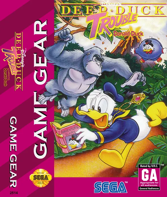 Deep Duck Trouble Starring Donald Duck box art
